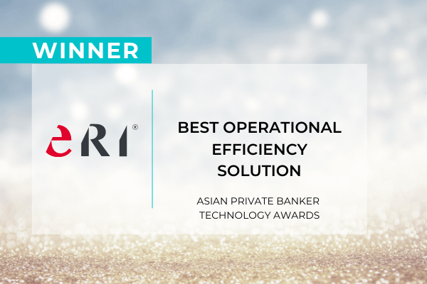 ERI crowned Best Operational Efficiency Solution at the Asian Private Banker – 7th Technology Awards